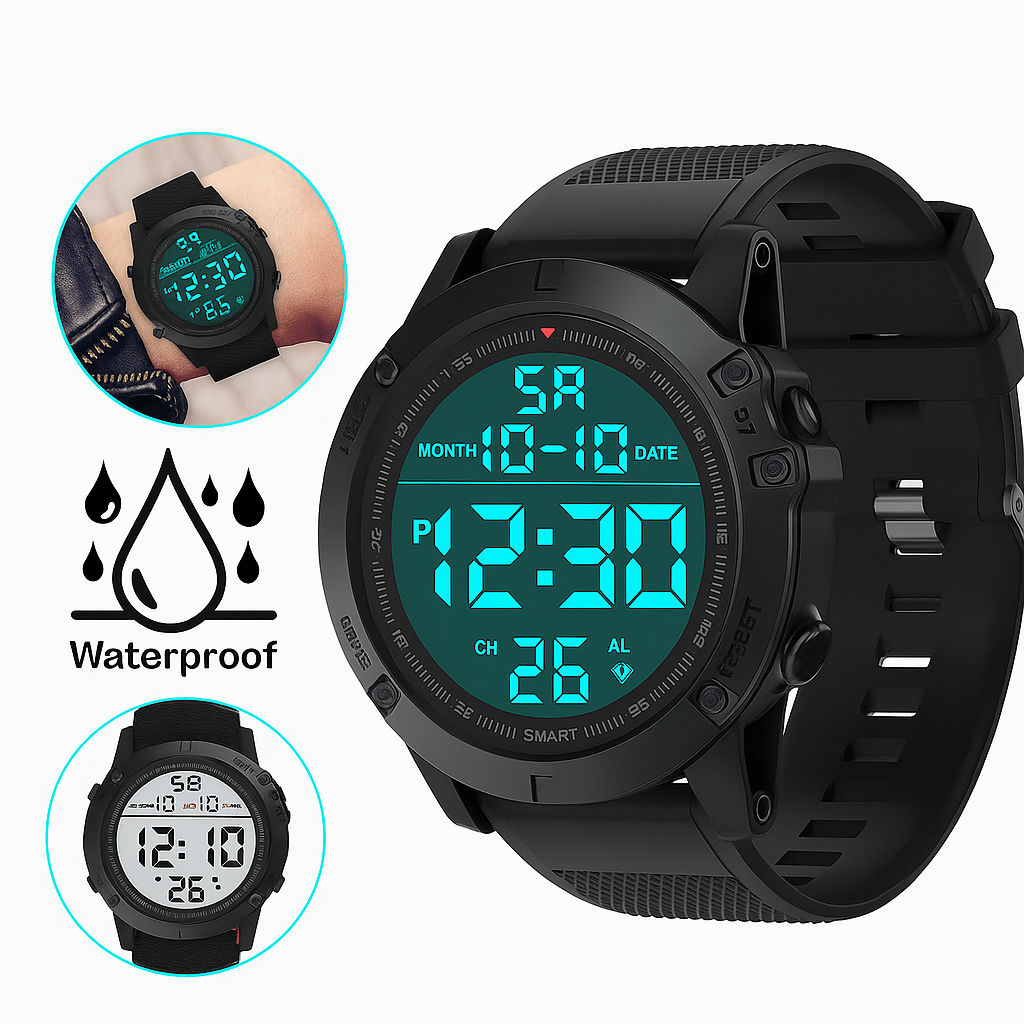 Tenacity ChronoGuard – Tactical Waterproof LED Watch