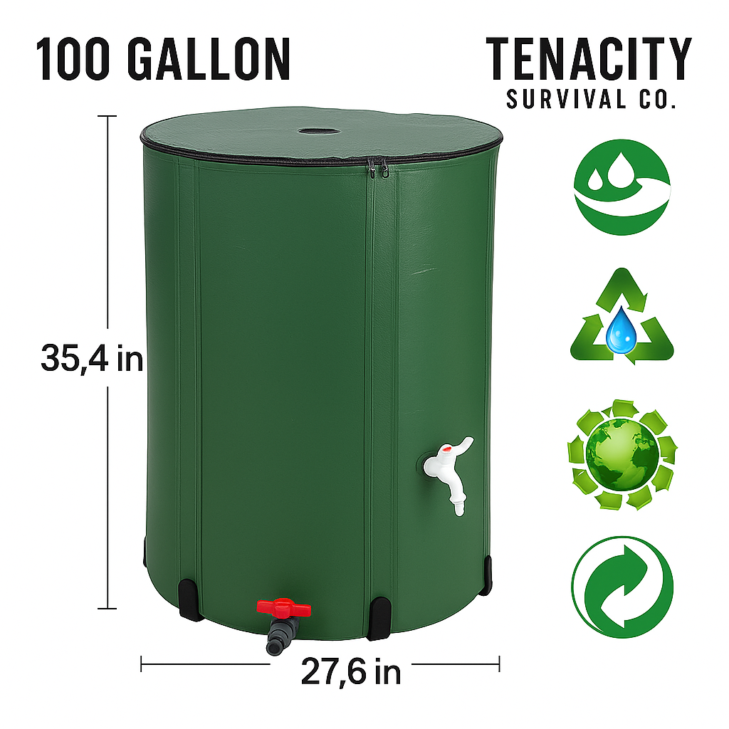 Tenacity AquaVault Folding Water Reserve (50 / 66 / 100 Gallon)