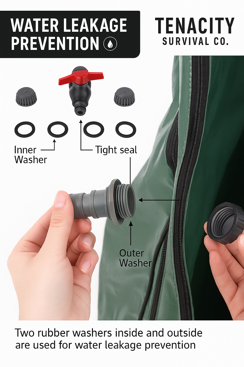 Tenacity AquaVault Folding Water Reserve (50 / 66 / 100 Gallon)