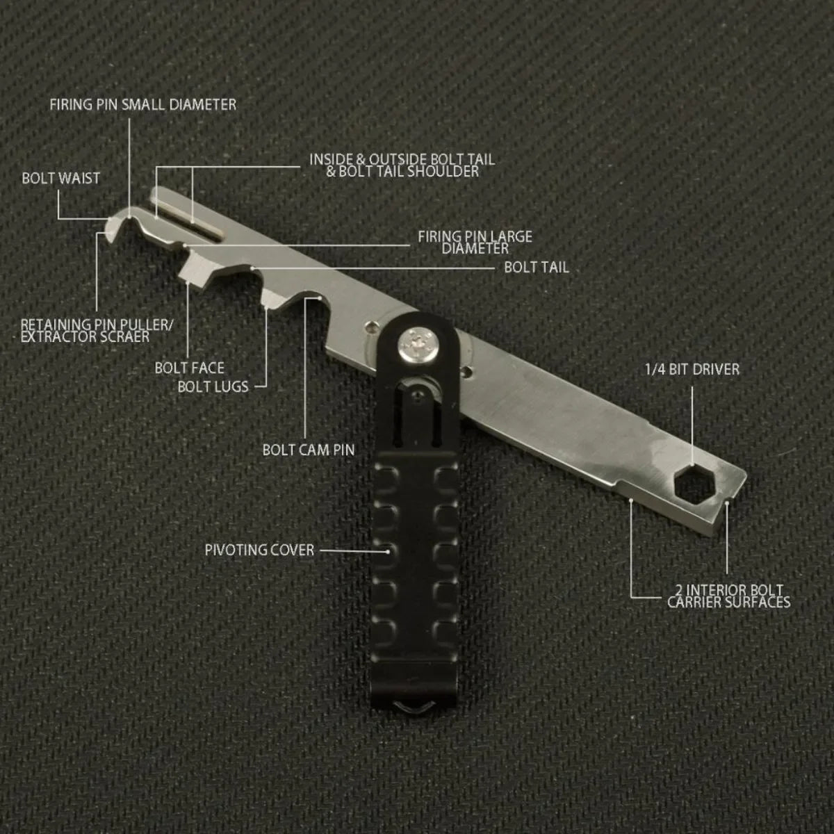 Tenacity CarbonClaw AR-15 BCG Cleaning Tool
