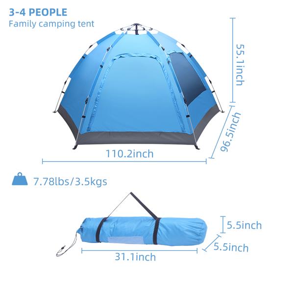 Tenacity RapidShelter – Instant Waterproof Tent